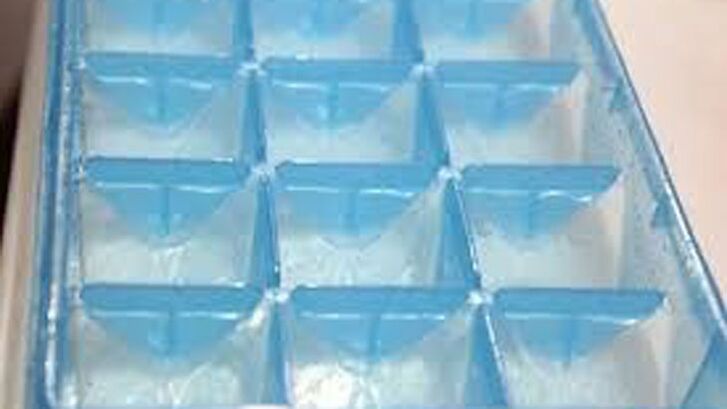 Plastic forms for freezer fluid