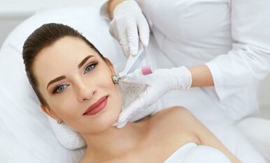 Cosmetic processes to rejuvenate the skin